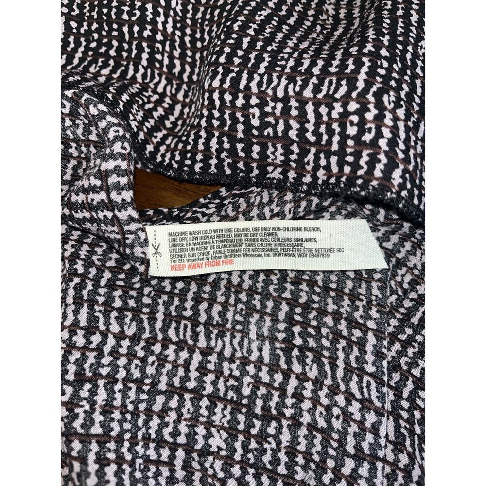 Intimately Free People Medium Black Pink Cami Tank Top w/ Bow Romantic Cottage - Picture 7 of 11